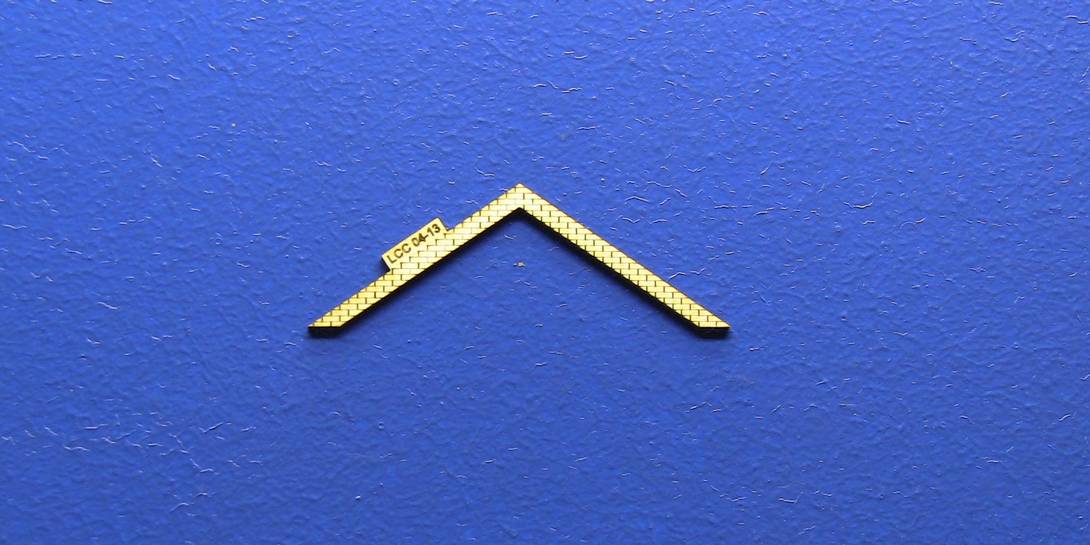 LCC 04-13 OO gauge brick decoration for door panels Compatible with LCC 04-00 and LCC 04-01